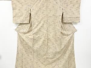 リサイクル　絣柄織り出し手織り真綿紬着物